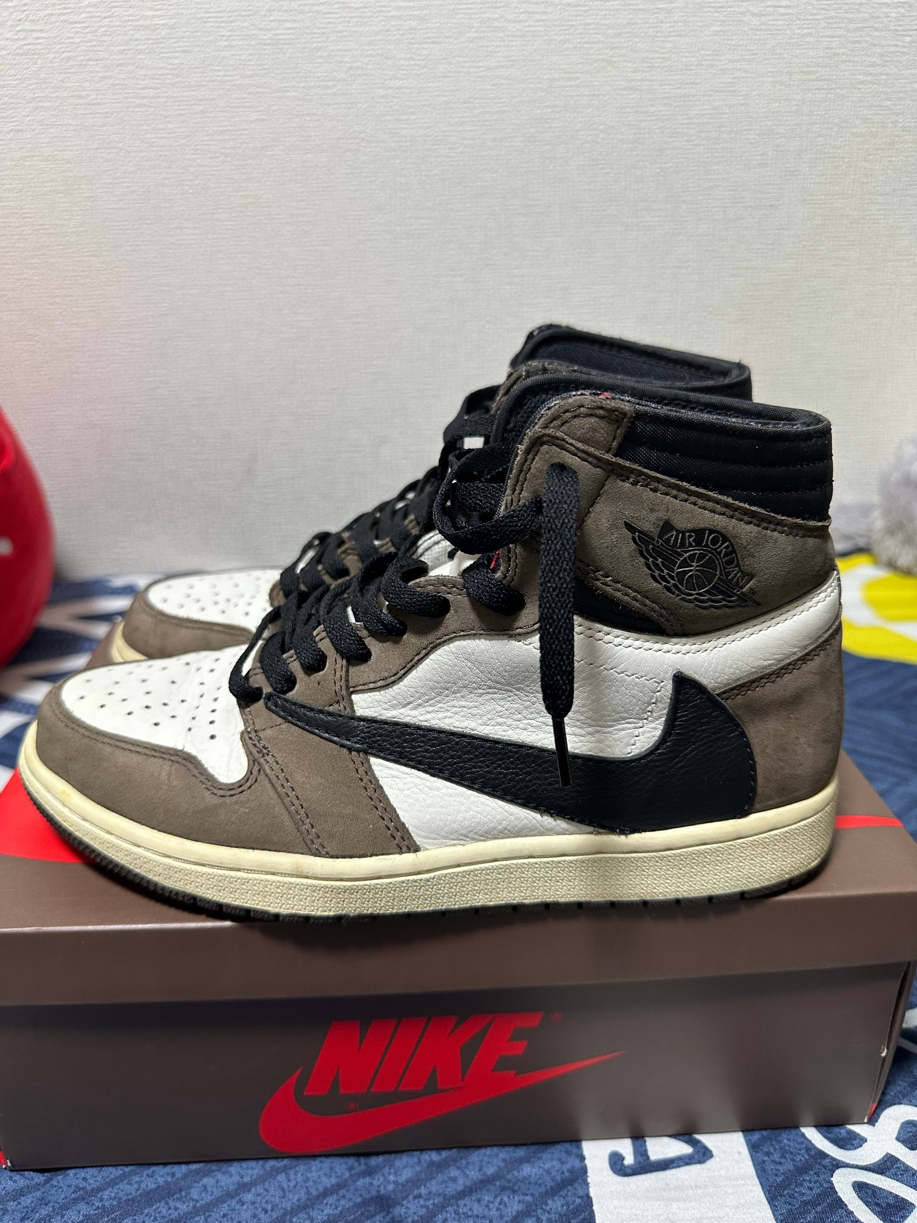 Travis Scott × Nike Air Jordan 1 Retro High OG TS SP "Sail/Dark Mocha"