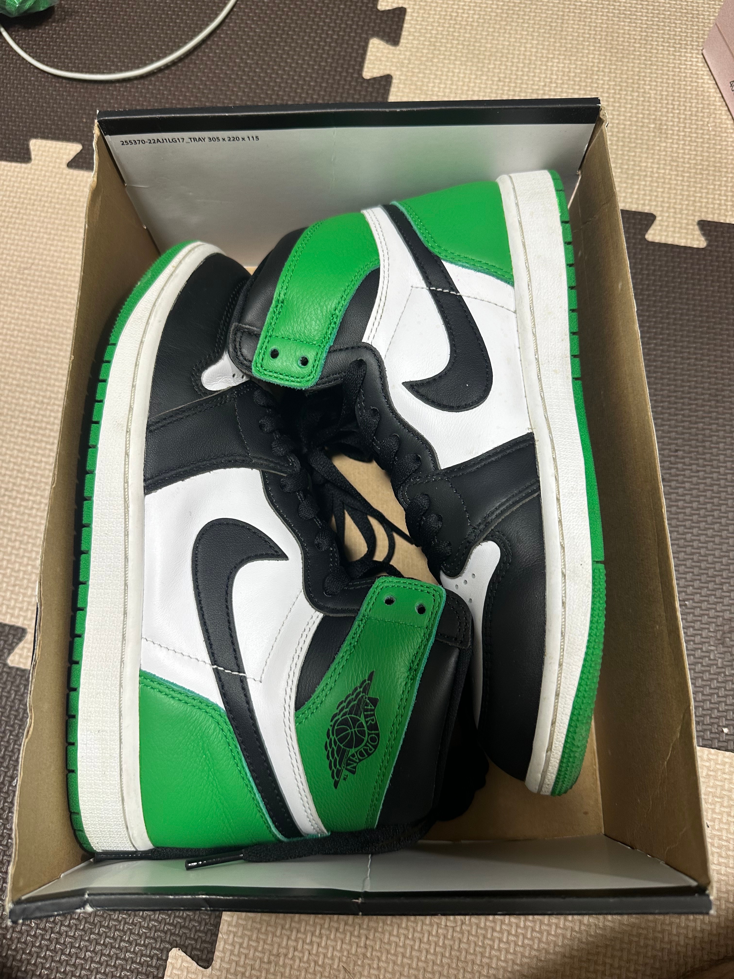 Nike Air Jordan 1 Retro High OG "Celtics/Black and Lucky Green" (2023)