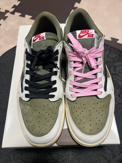 Travis Scott × Nike Air Jordan 1 Low OG SP "Reverse Olive"