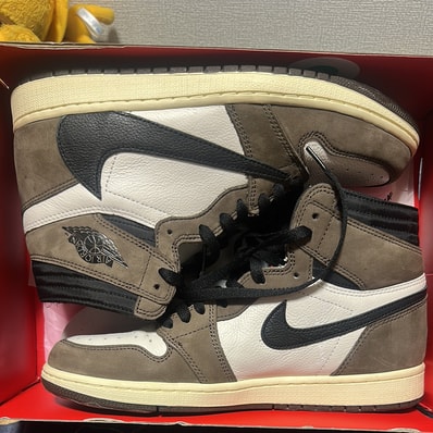 Travis Scott × Nike Air Jordan 1 Retro High OG TS SP "Sail/Dark Mocha"