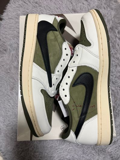 Travis Scott × Nike Air Jordan 1 Low OG SP "Reverse Olive"