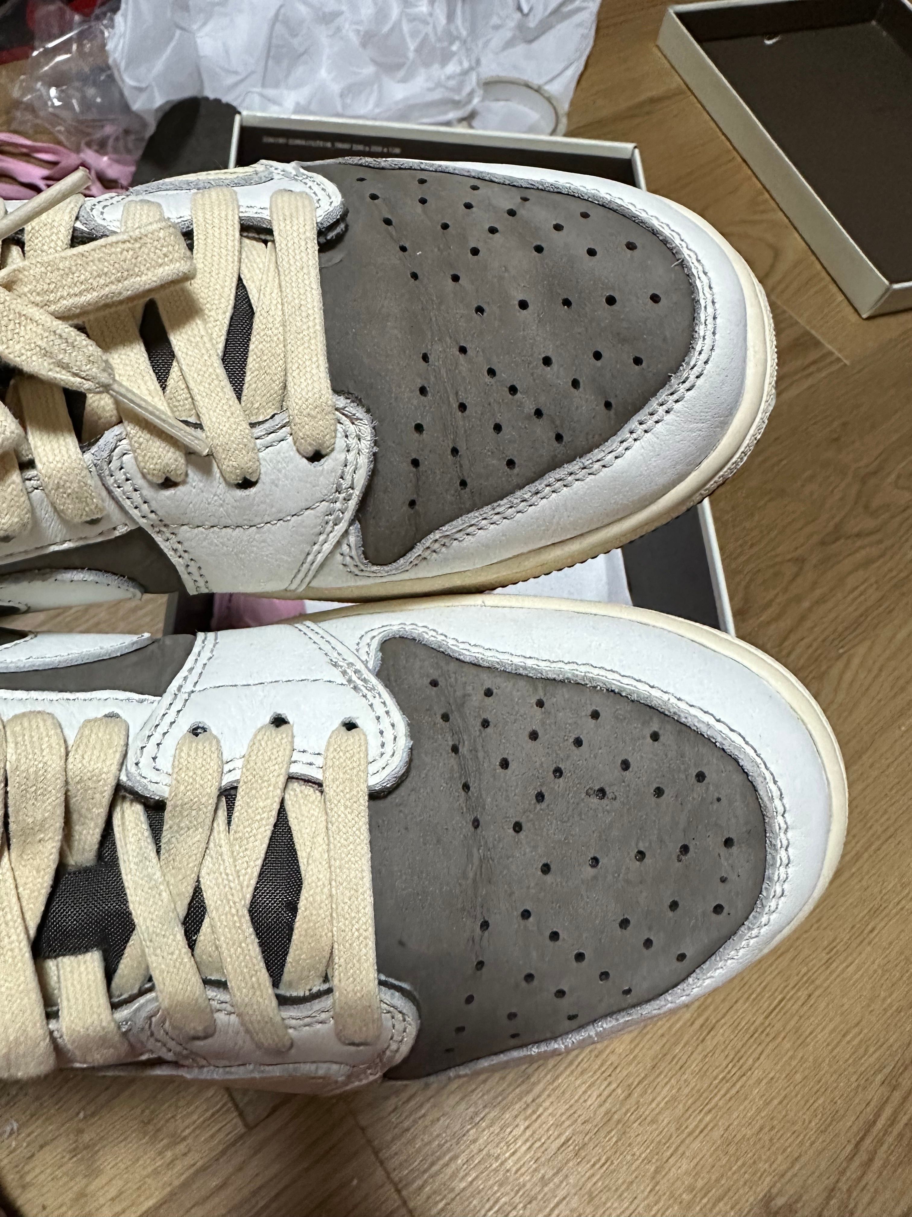 Travis Scott × Nike Air Jordan 1 Low OG SP "Reverse Mocha/Sail and Ridgerock"