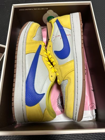 Travis Scott × Nike Women's Air Jordan 1 Retro Low OG "Canary"