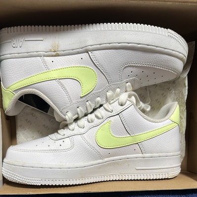 Nike Women's Air Force 1 Low '07 "White Barely Volt" (315115-159 / 315115-155)