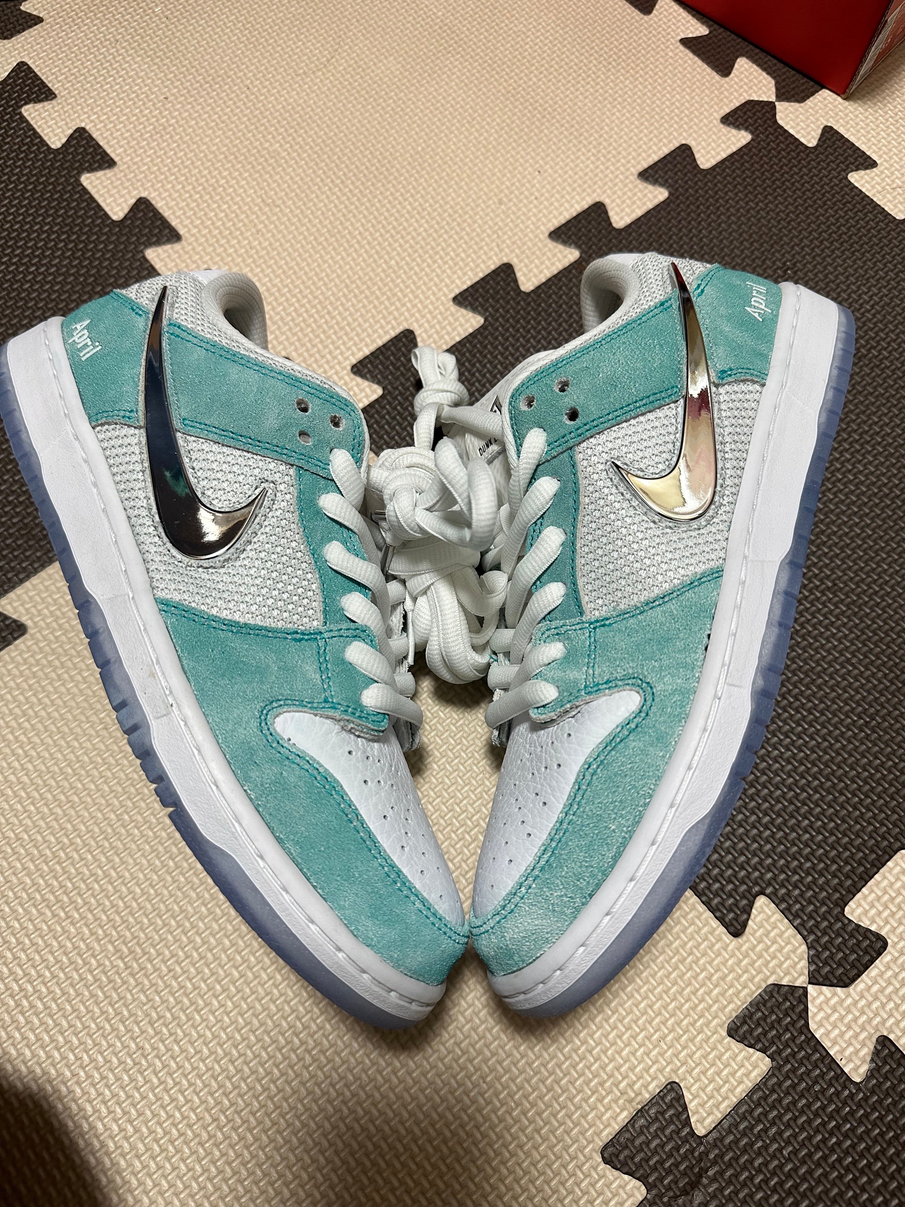 APRIL SKATEBOARDS × Nike SB Dunk Low Pro QS "White and Multi-Color"