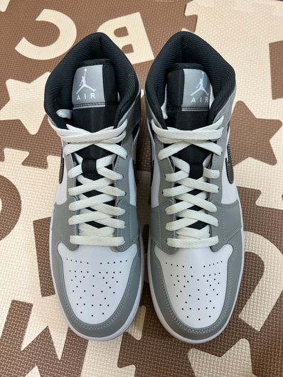 Nike Air Jordan 1 Mid "Grey White/Anthracite"