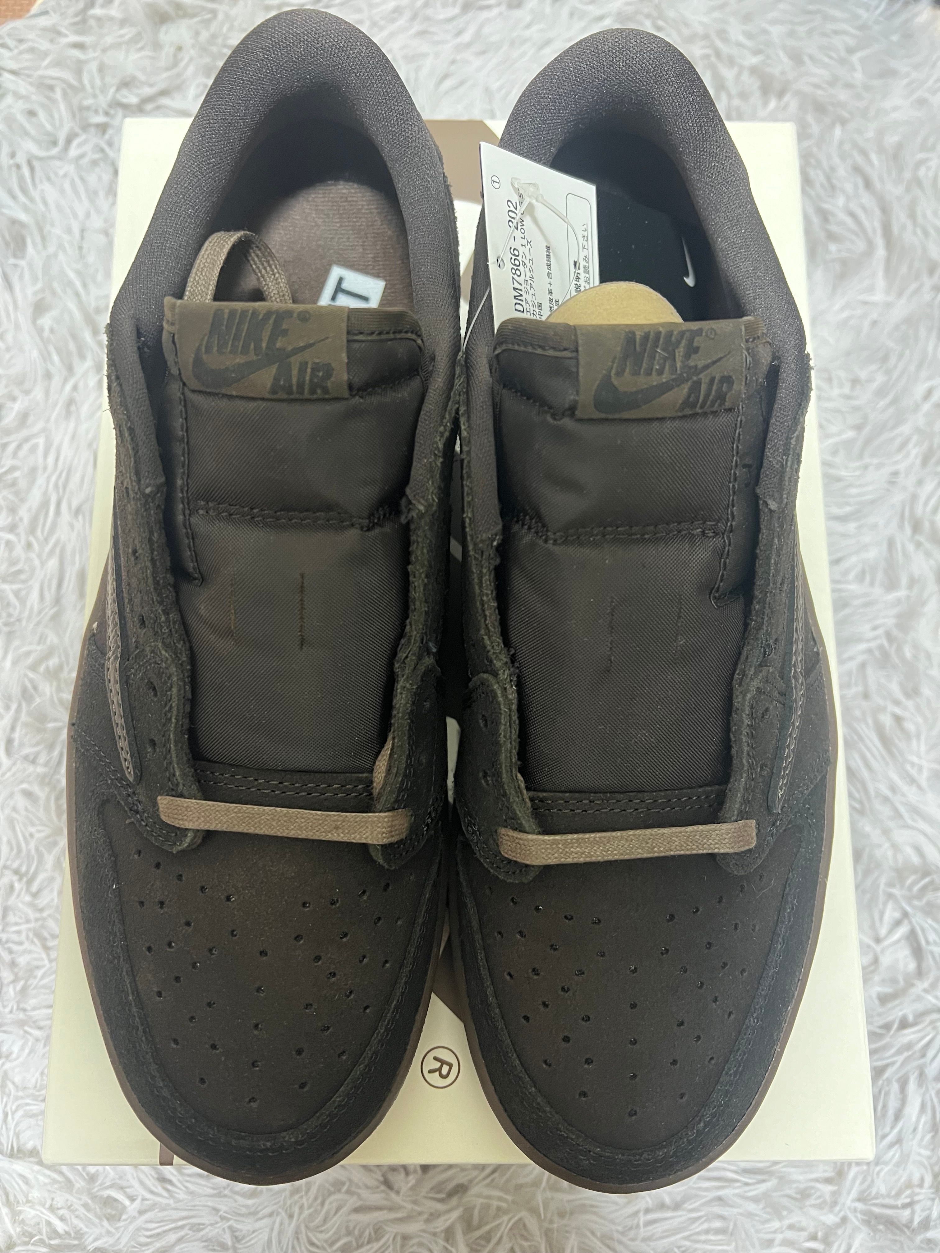 Travis Scott × Nike Air Jordan 1 Low OG SP "Velvet Brown and Dark Mocha"