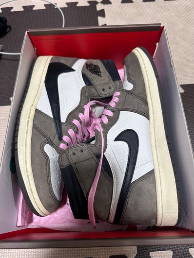 Travis Scott × Nike Air Jordan 1 Retro High OG TS SP "Sail/Dark Mocha"
