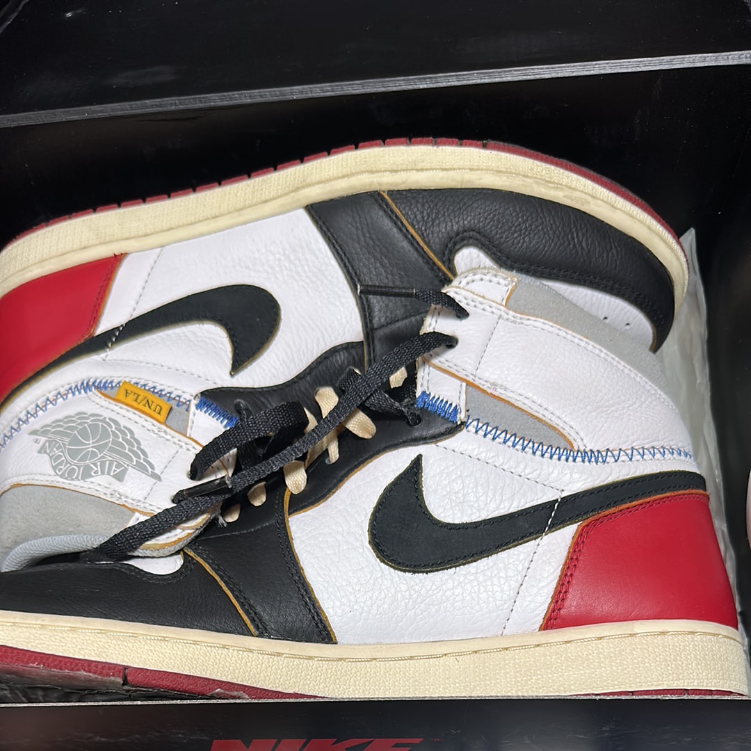 UNION × Nike Air Jordan 1 Retro High OG NRG "Varsity Red/Wolf Grey"