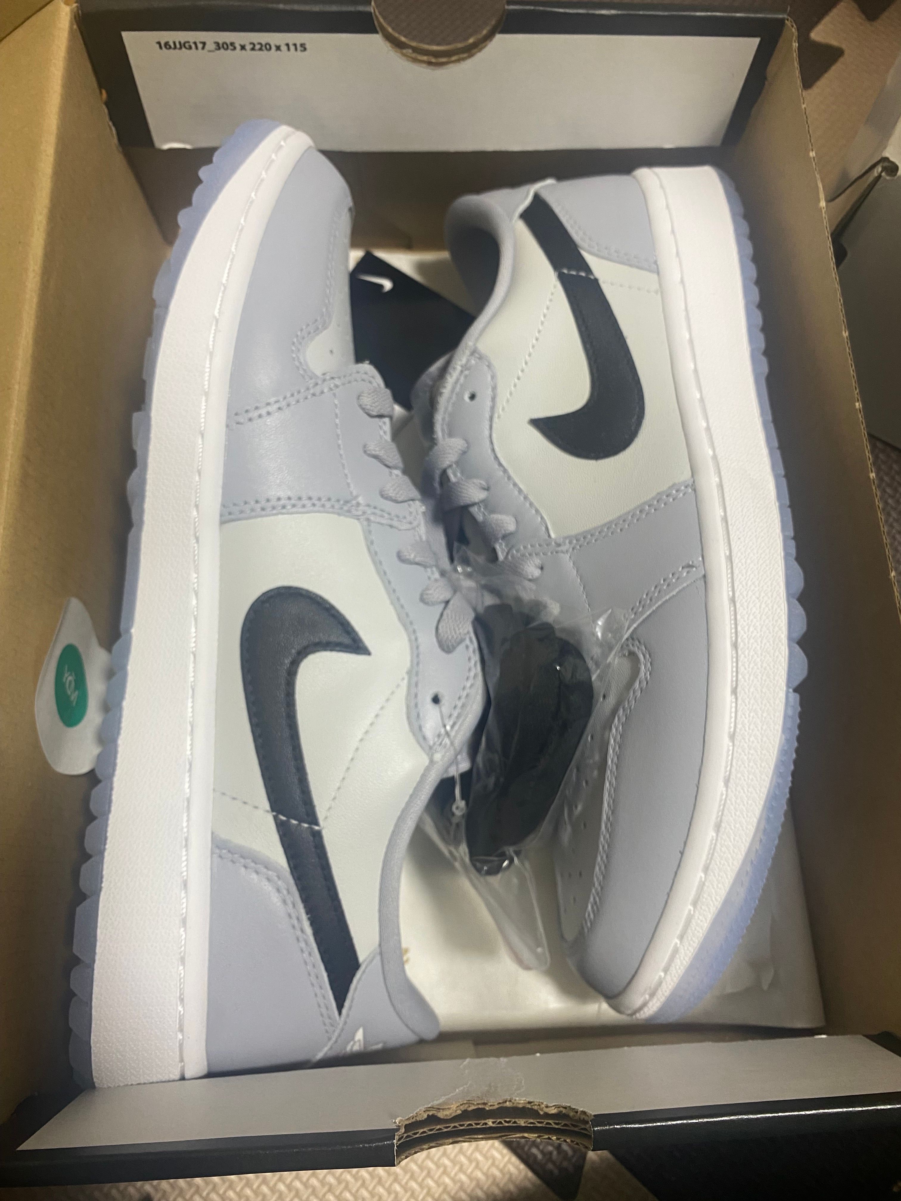 Nike Air Jordan 1 Low Golf "Wolf Grey/Photon Dust/White/Black"