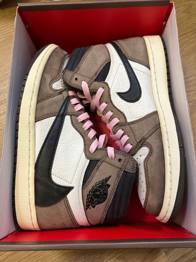 Travis Scott × Nike Air Jordan 1 Retro High OG TS SP "Sail/Dark Mocha"