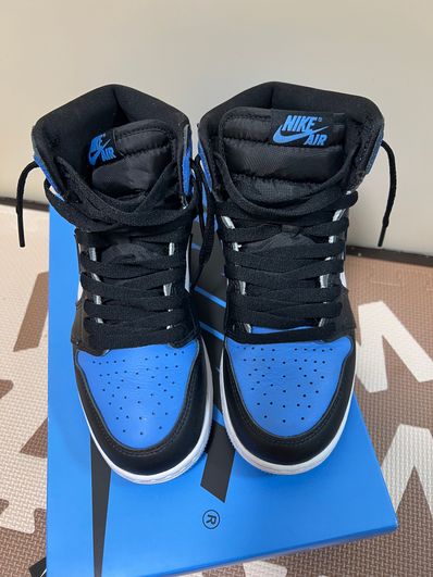 Nike GS Air Jordan 1 Retro High OG "University Blue/UNC Toe"