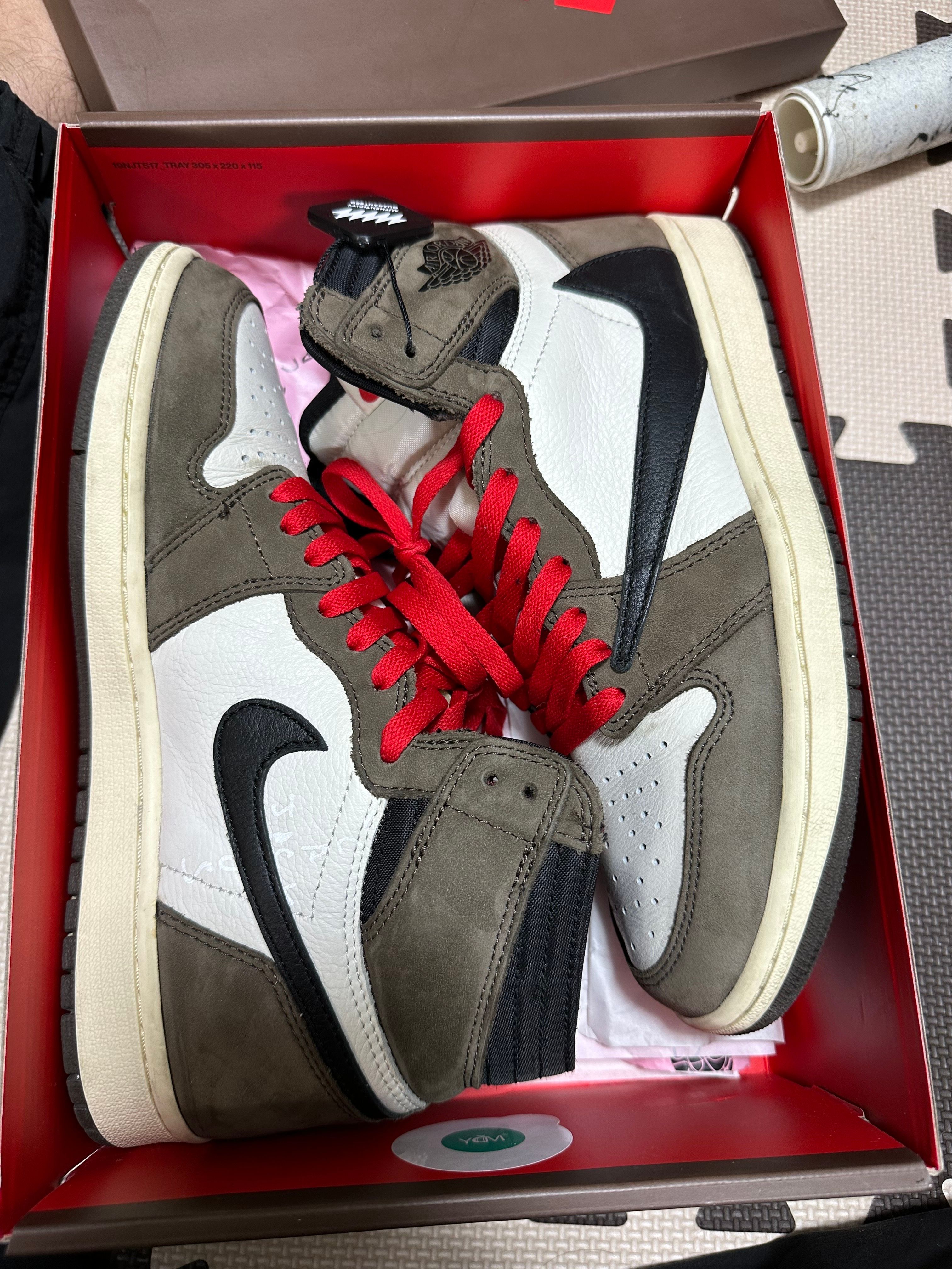 Travis Scott × Nike Air Jordan 1 Retro High OG TS SP "Sail/Dark Mocha"