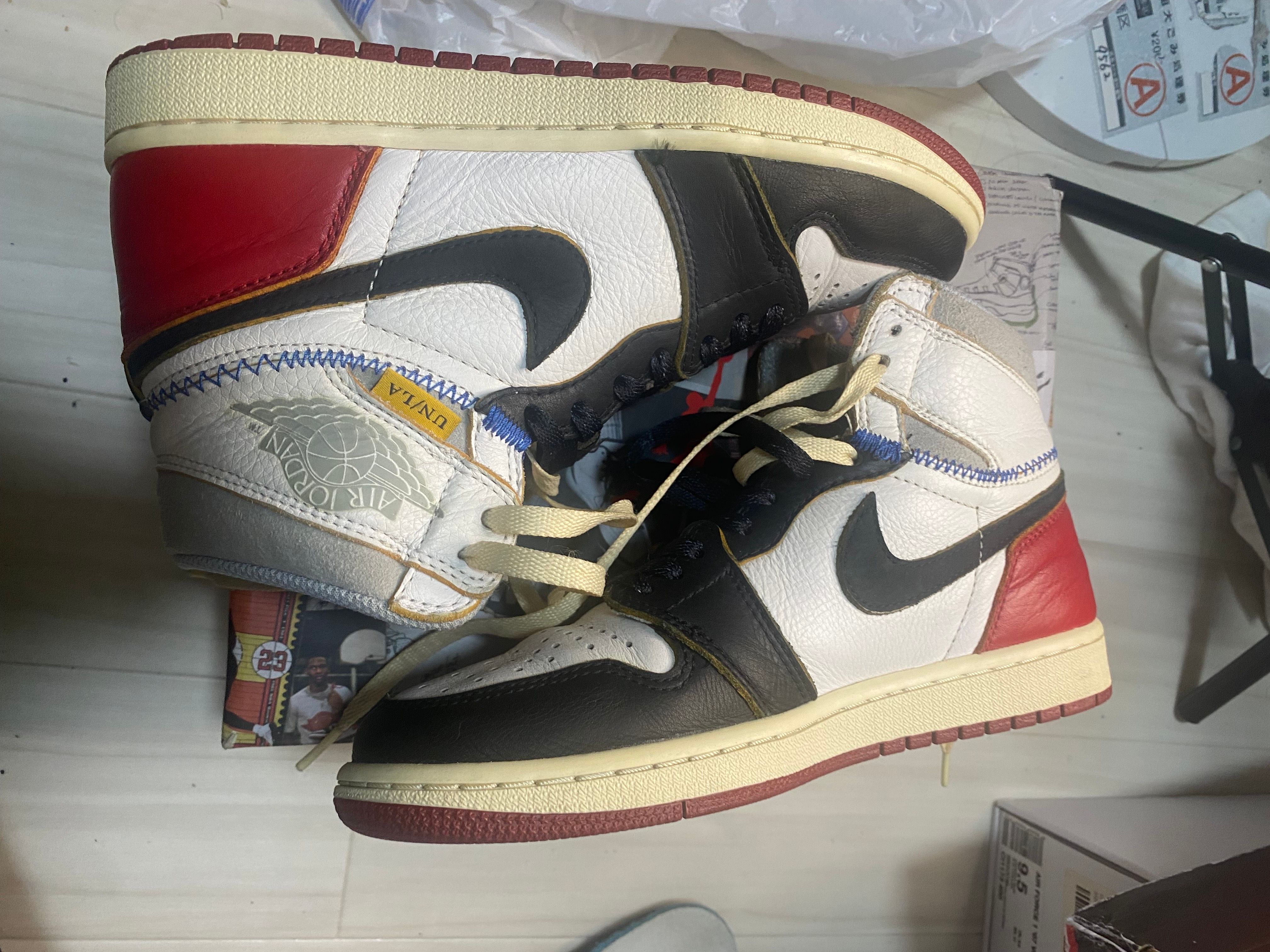 UNION × Nike Air Jordan 1 Retro High OG NRG "Varsity Red/Wolf Grey"