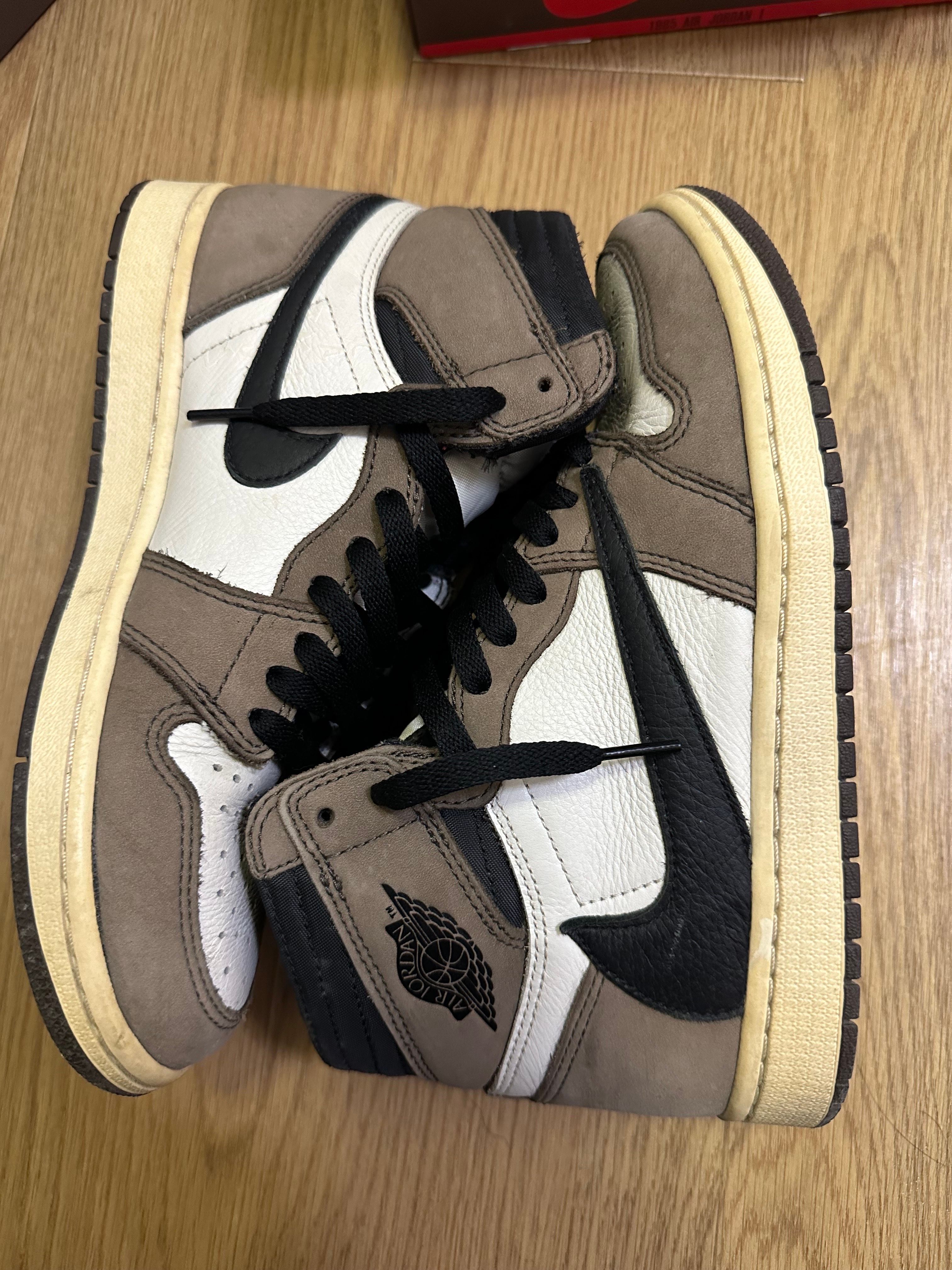 Travis Scott × Nike Air Jordan 1 Retro High OG TS SP "Sail/Dark Mocha"
