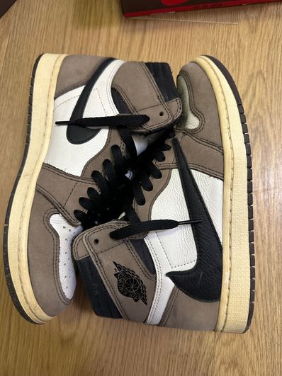 Travis Scott × Nike Air Jordan 1 Retro High OG TS SP "Sail/Dark Mocha"