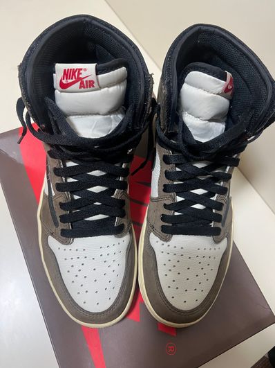 Travis Scott × Nike Air Jordan 1 Retro High OG TS SP "Sail/Dark Mocha"
