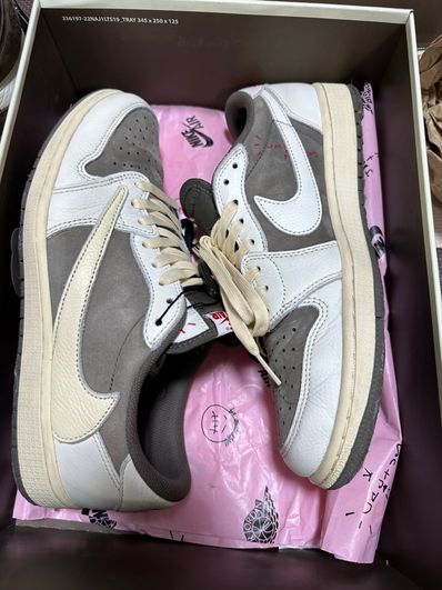 Travis Scott × Nike Air Jordan 1 Low OG SP "Reverse Mocha/Sail and Ridgerock"