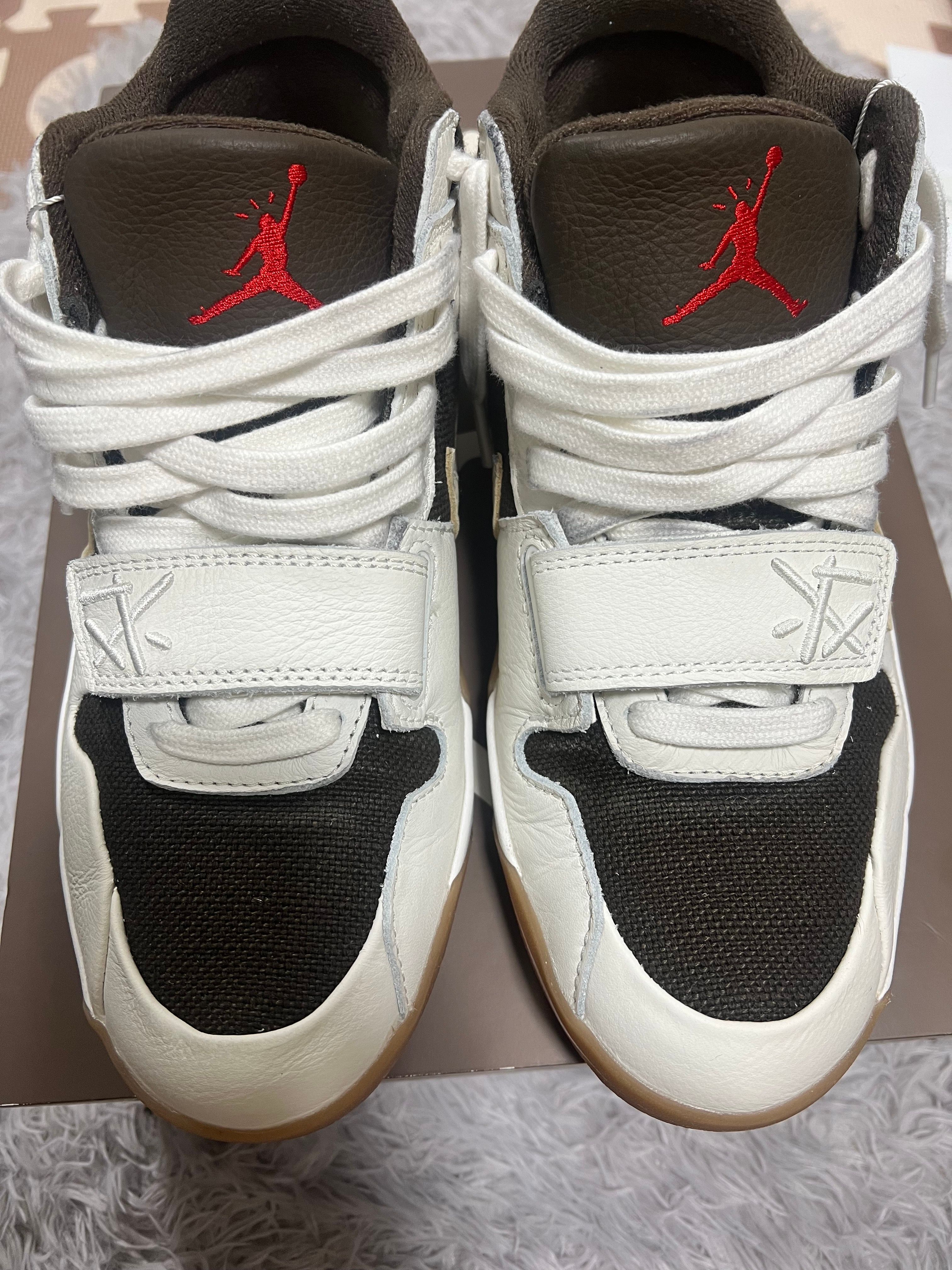 Travis Scott × Nike Jordan Jumpman Jack TR "Sail and Dark Mocha"