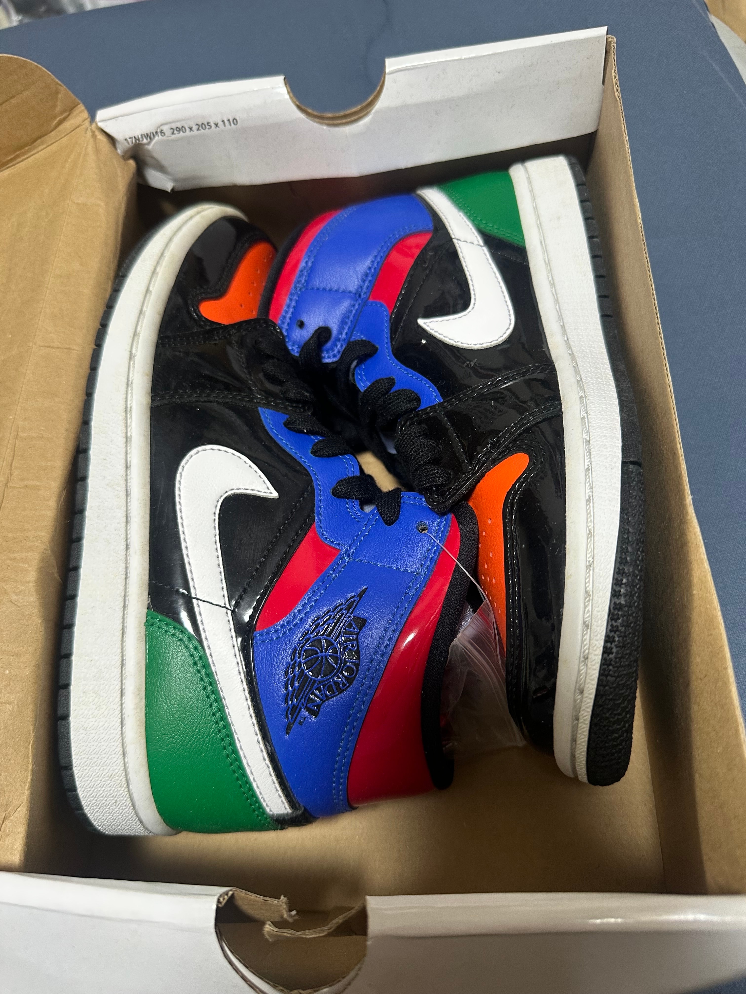 Nike Women's Air Jordan 1 Mid "Multi Patent"