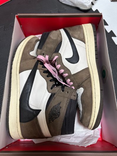 Travis Scott × Nike Air Jordan 1 Retro High OG TS SP "Sail/Dark Mocha"