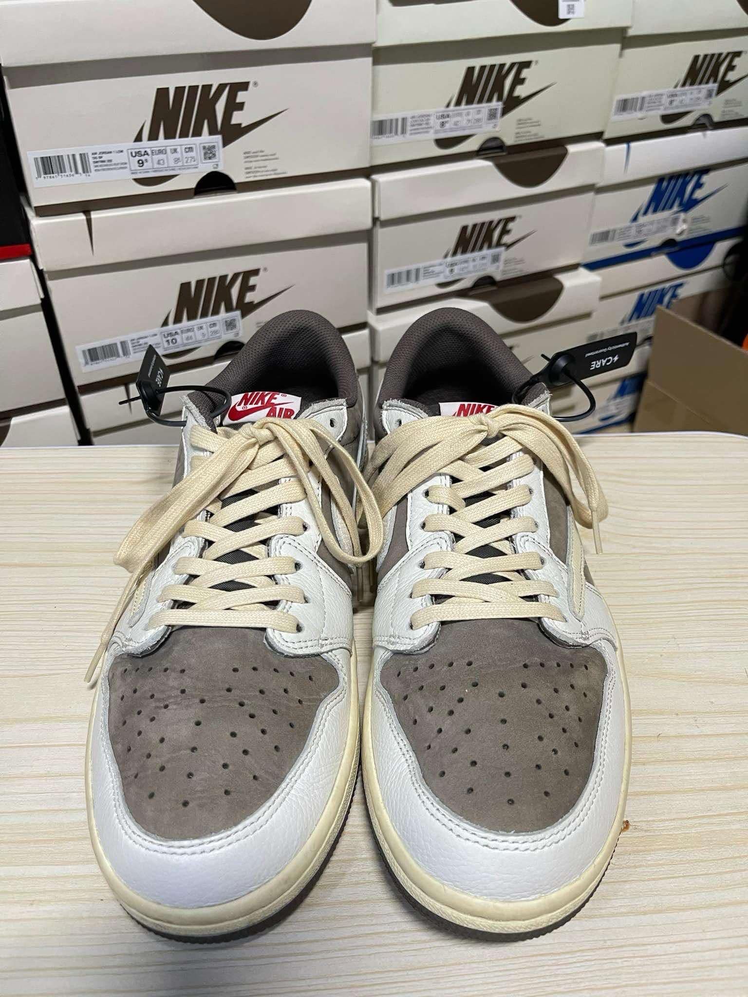 Travis Scott × Nike Air Jordan 1 Low OG SP "Reverse Mocha/Sail and Ridgerock"