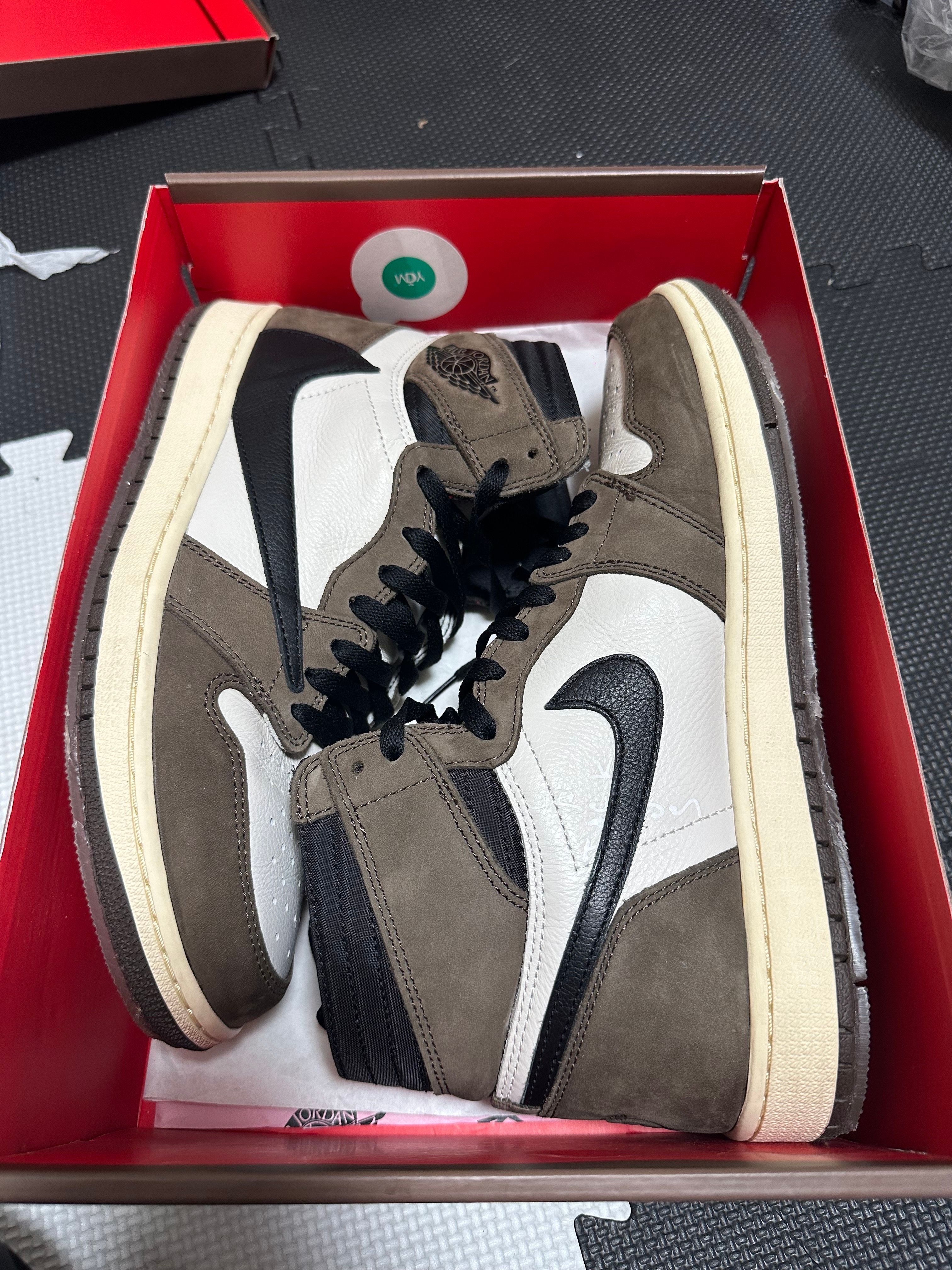 Travis Scott × Nike Air Jordan 1 Retro High OG TS SP "Sail/Dark Mocha"