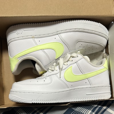 Nike Women's Air Force 1 Low '07 "White Barely Volt" (315115-159 / 315115-155)