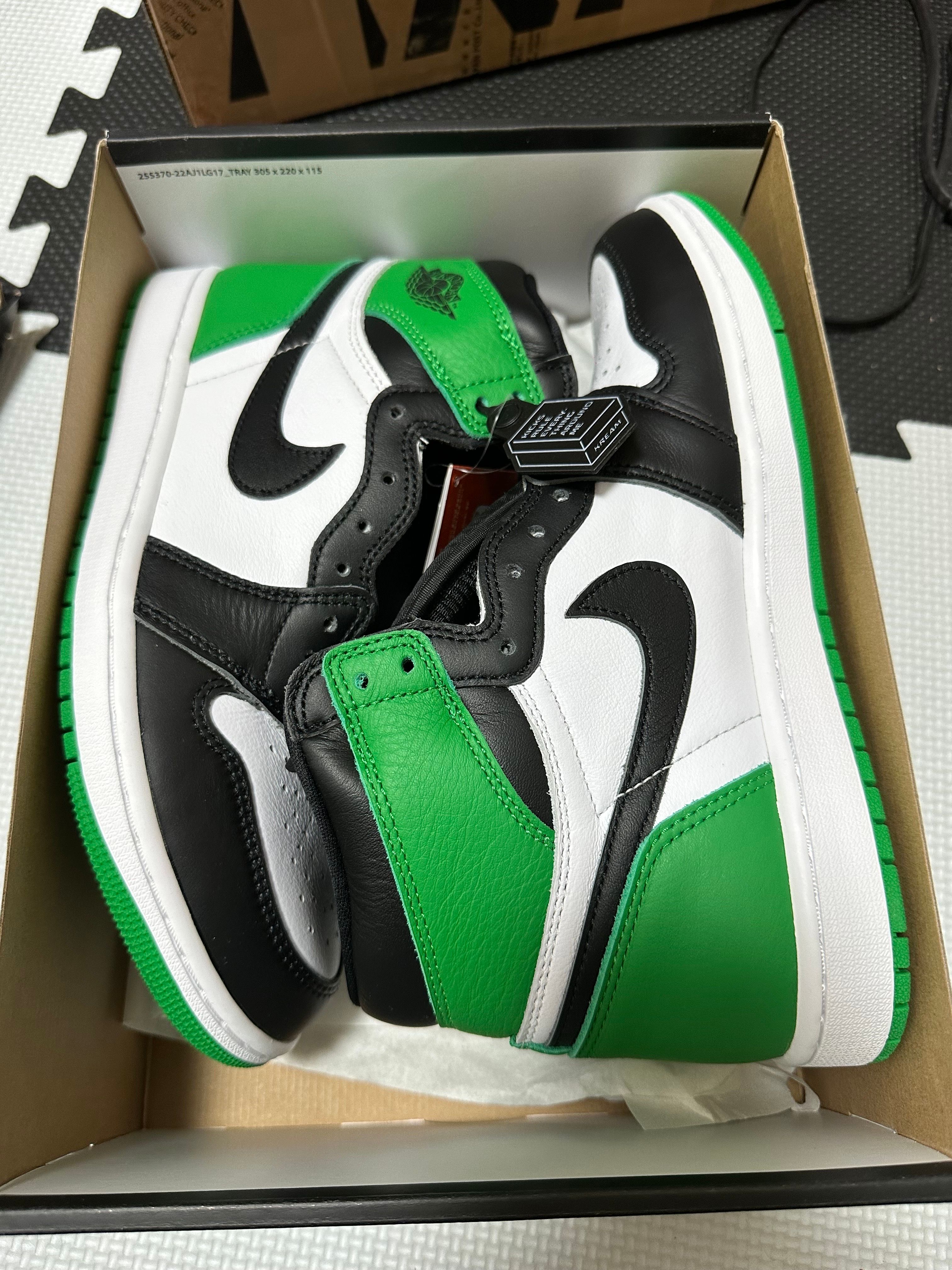 Nike Air Jordan 1 Retro High OG "Celtics/Black and Lucky Green" (2023)