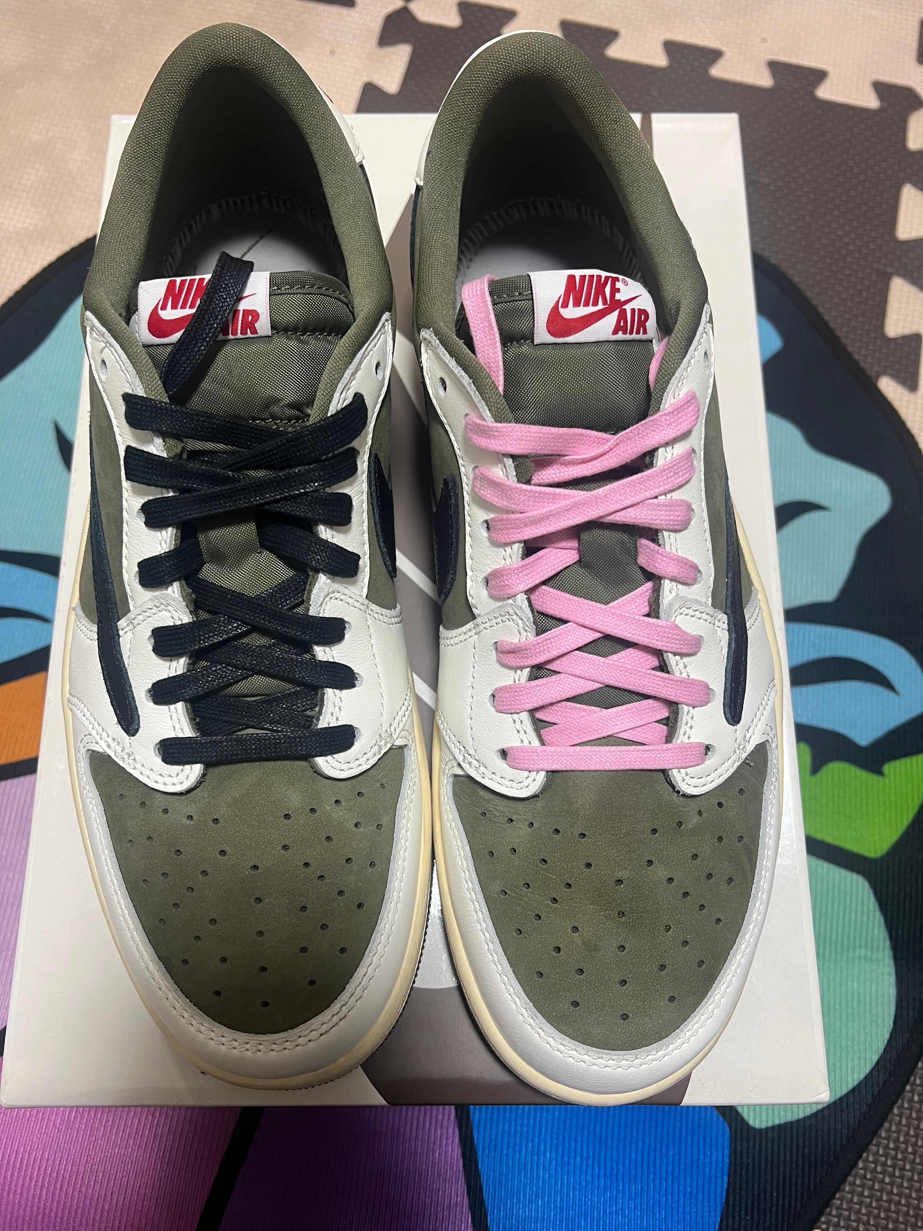 Travis Scott × Nike Air Jordan 1 Low OG SP "Reverse Olive"