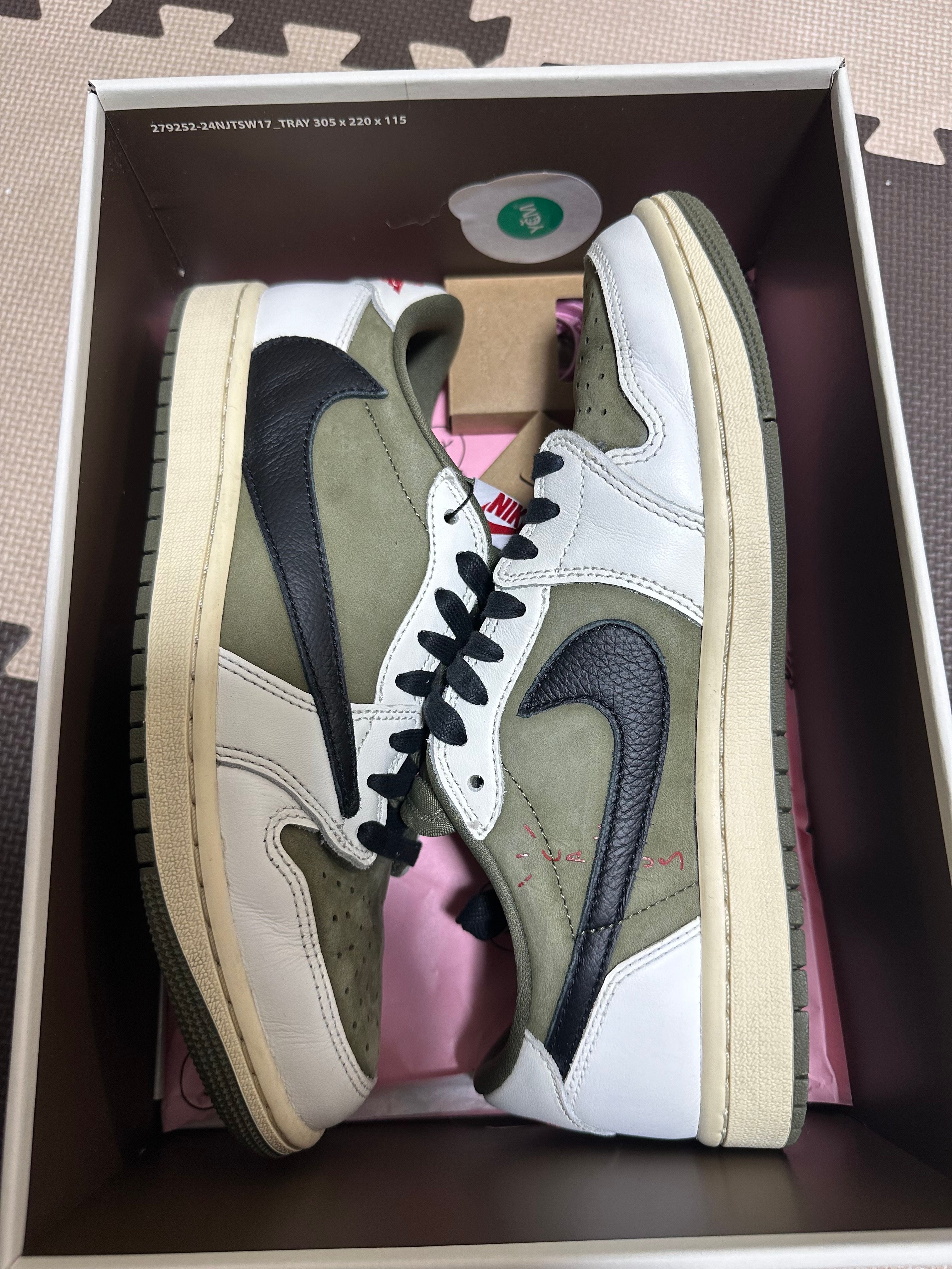 Travis Scott × Nike Air Jordan 1 Low OG SP "Reverse Olive"