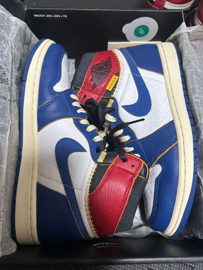 Union × Nike Air Jordan 1 Retro High OG NRG "Storm Blue/Varsity Red"