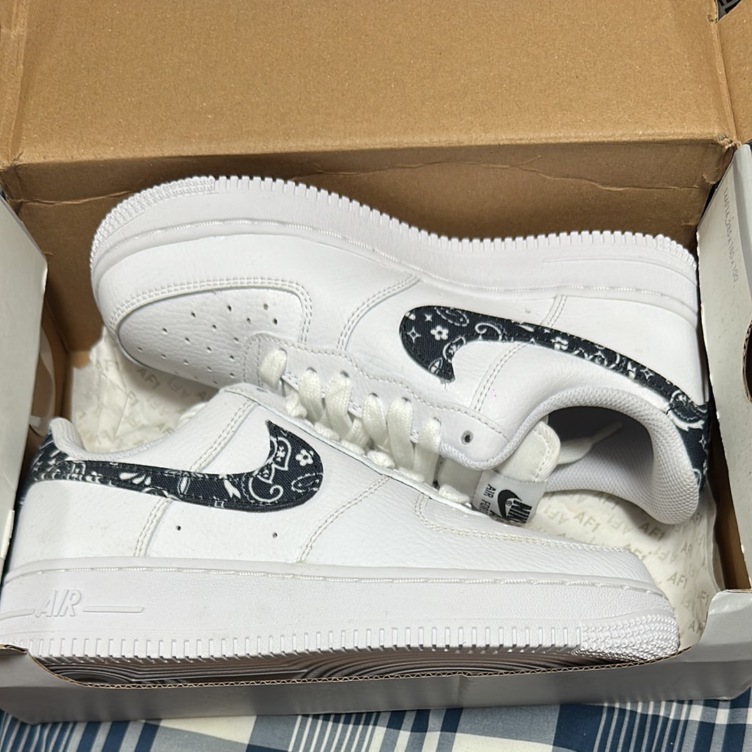 Nike Women's Air Force 1 Low '07 Essential "Black Paisley"