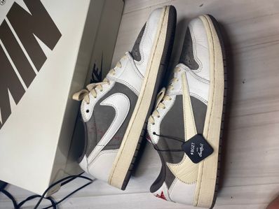 Travis Scott × Nike Air Jordan 1 Low OG SP "Reverse Mocha/Sail and Ridgerock"