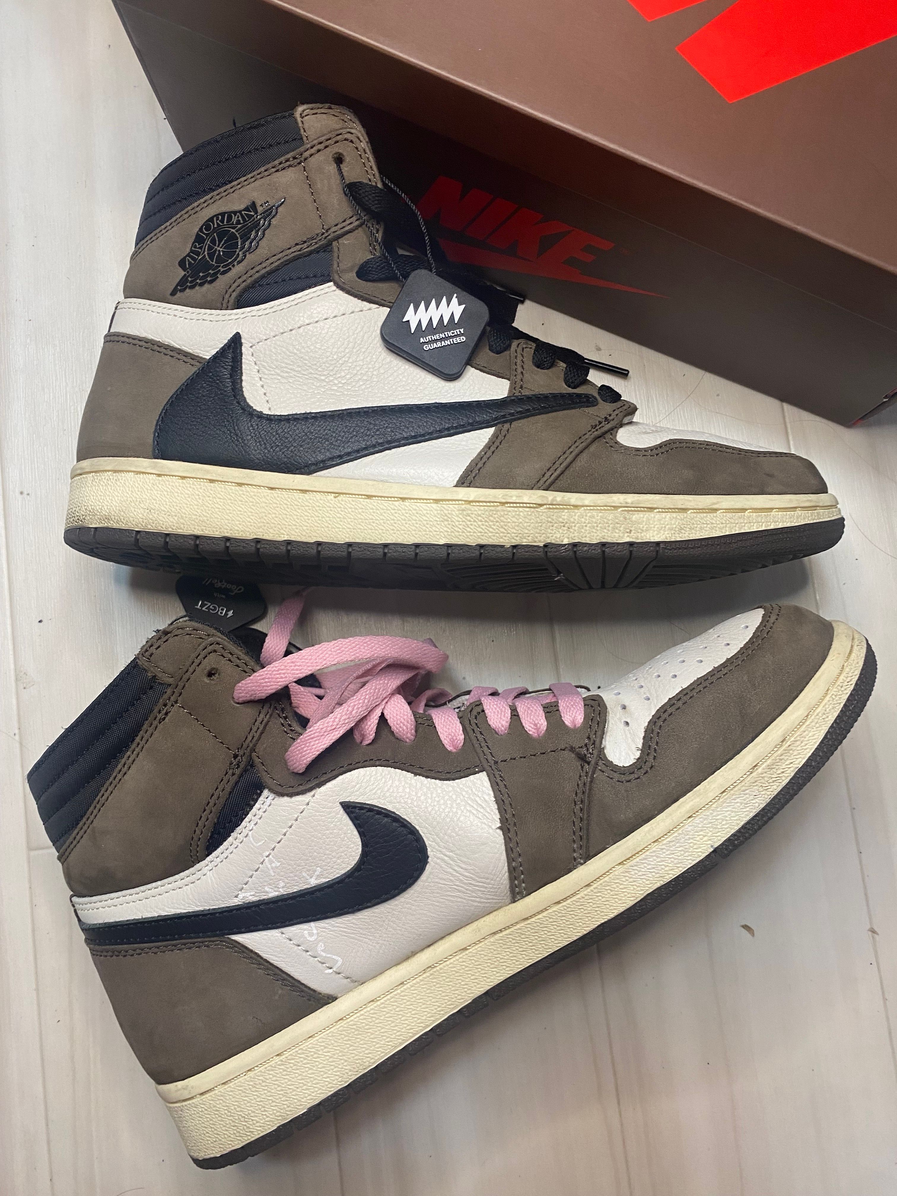Travis Scott × Nike Air Jordan 1 Retro High OG TS SP "Sail/Dark Mocha"