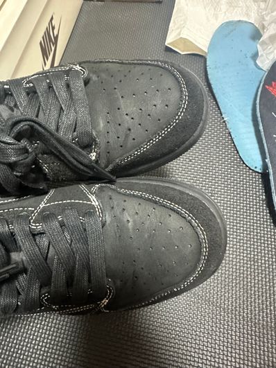 Travis Scott × Nike Air Jordan 1 Low OG SP "Black Phantom"
