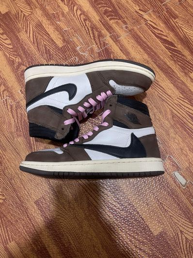 Travis Scott × Nike Air Jordan 1 Retro High OG TS SP "Sail/Dark Mocha"
