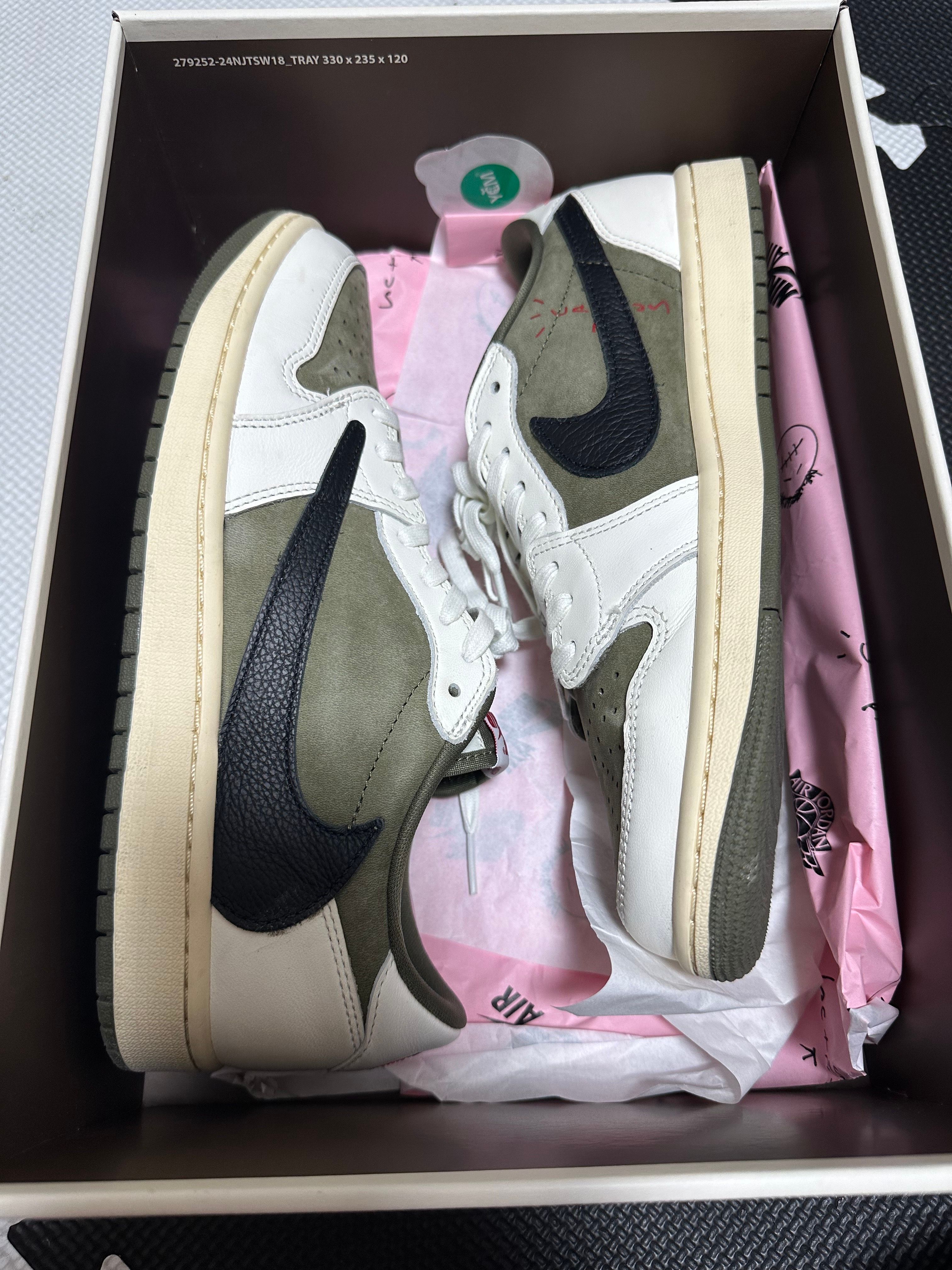Travis Scott × Nike Air Jordan 1 Low OG SP "Reverse Olive"