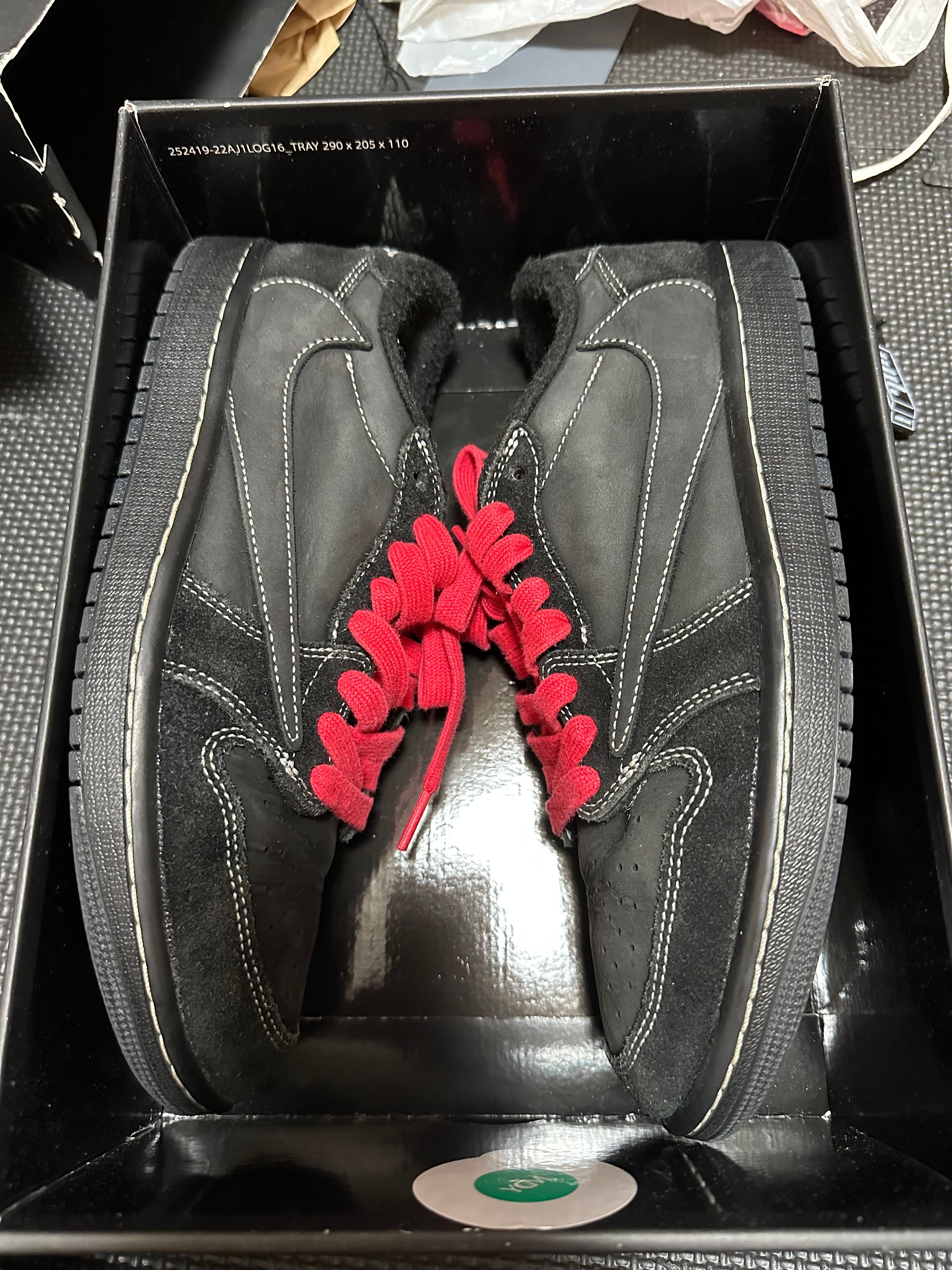 Travis Scott × Nike Air Jordan 1 Low OG SP "Black Phantom"