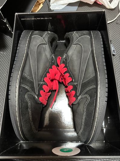 Travis Scott × Nike Air Jordan 1 Low OG SP "Black Phantom"