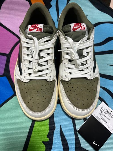 Travis Scott × Nike Air Jordan 1 Low OG SP "Reverse Olive"