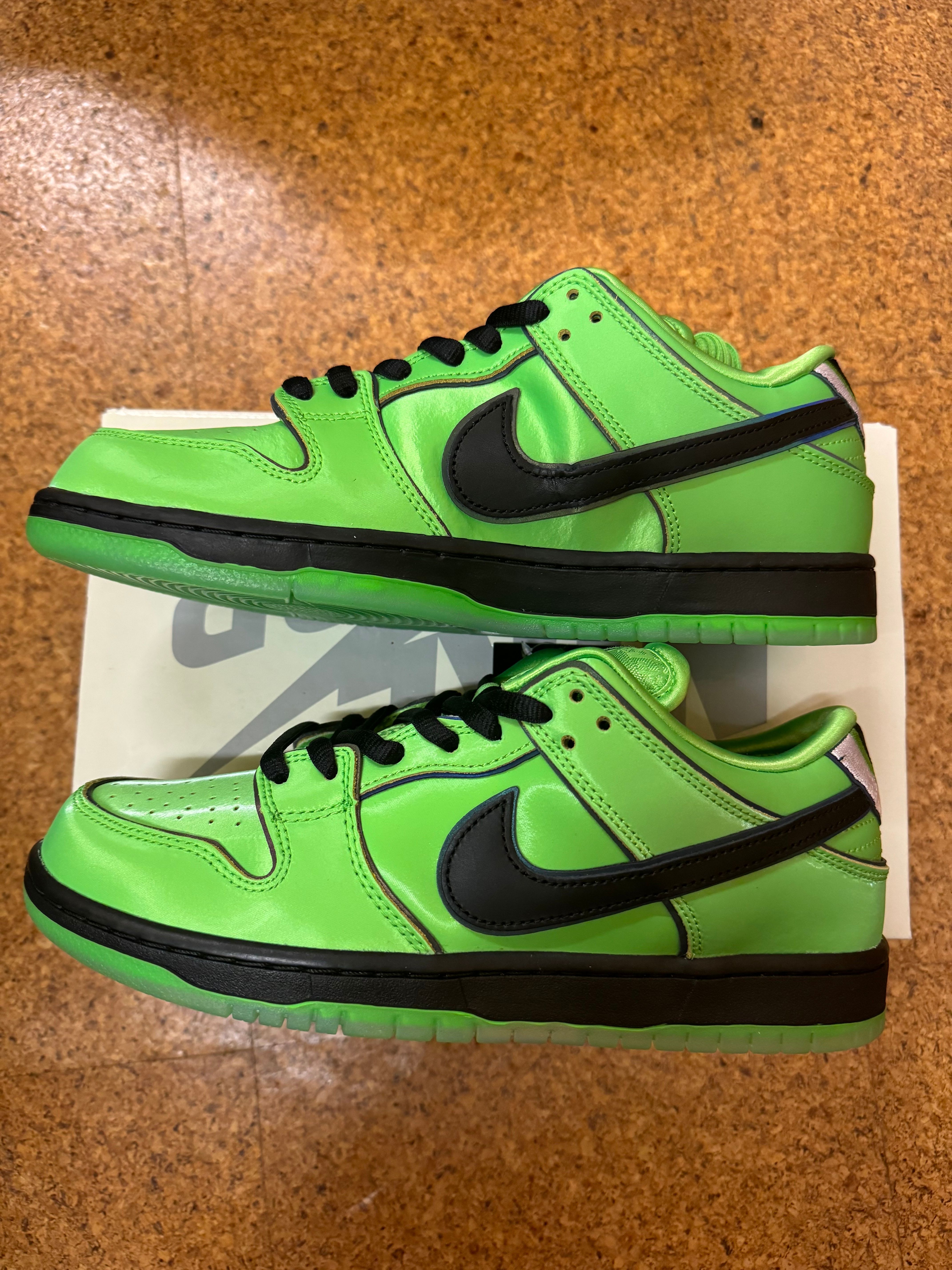 The Powerpuff Girls × Nike SB Dunk Low Pro QS "Buttercup"