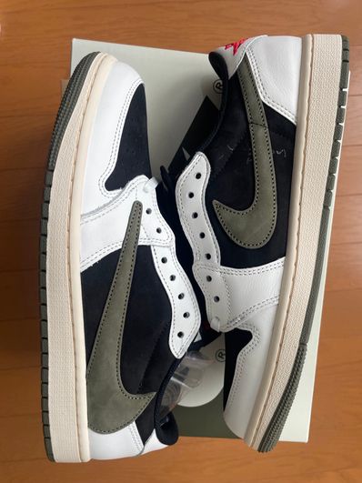 Travis Scott × Nike Women's Air Jordan 1 Low OG "Medium Olive"