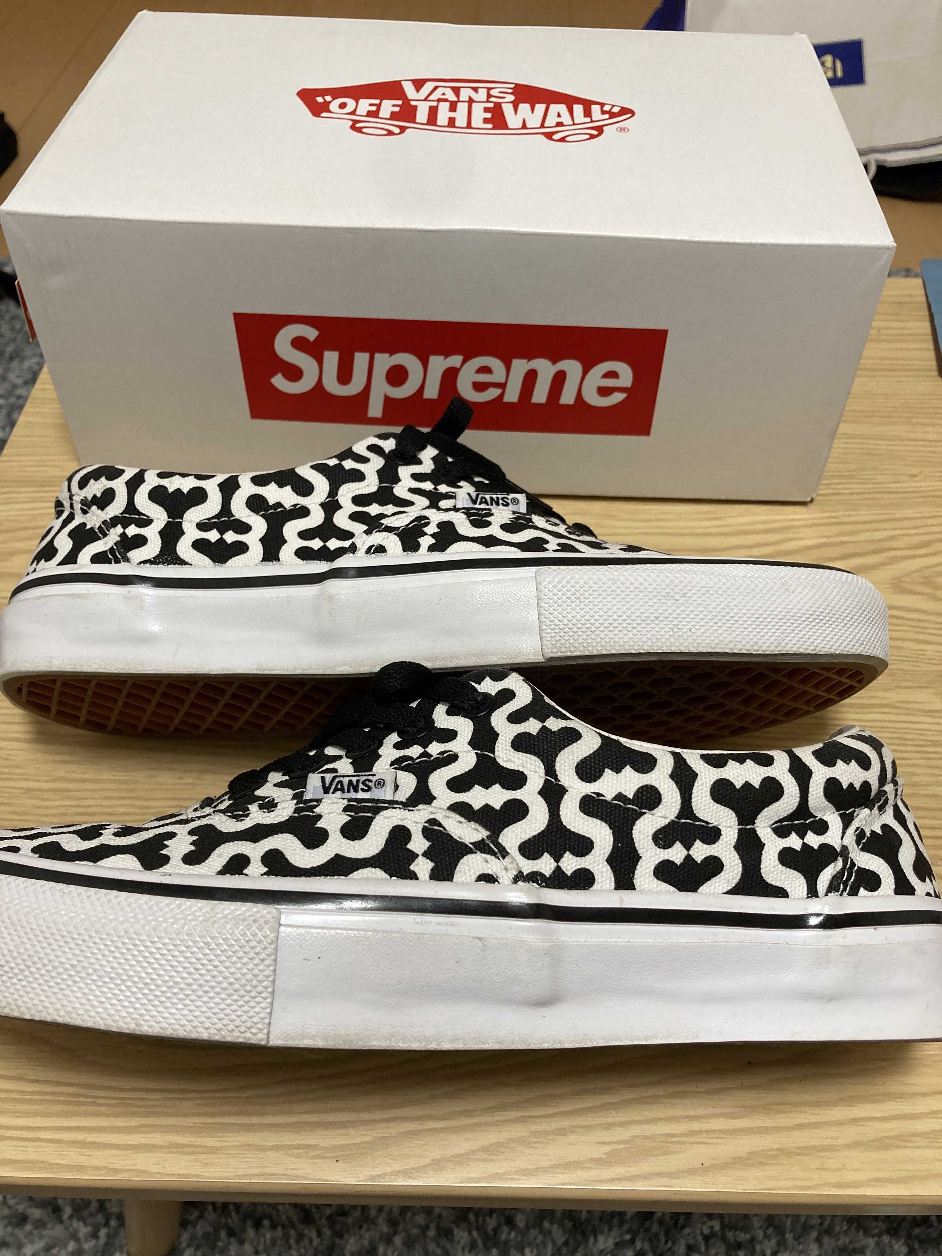 Supreme × Vans Monogram S Logo Skate ERA "Black"