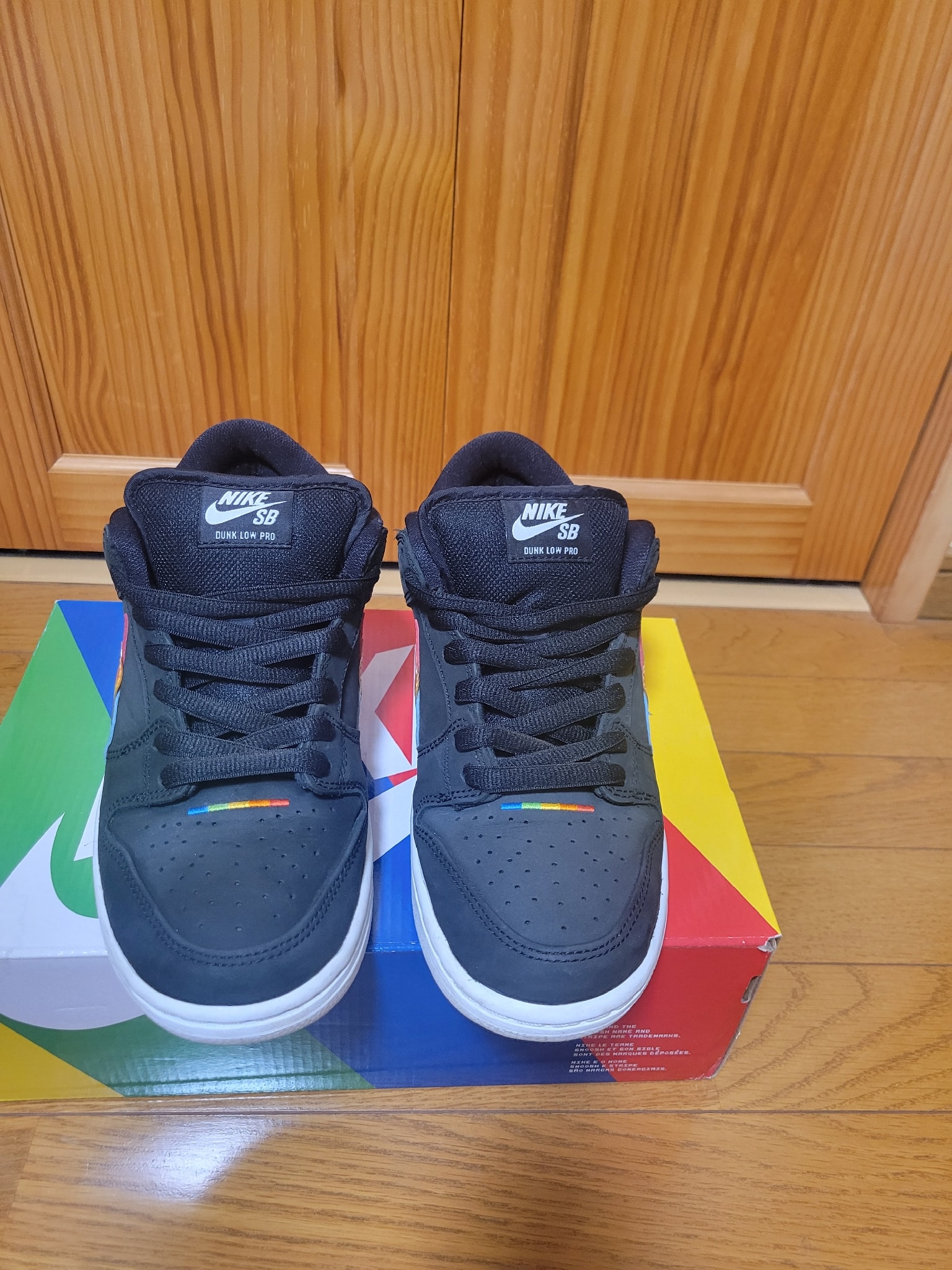 Polaroid × Nike SB Dunk Low Pro QS "Black/White"