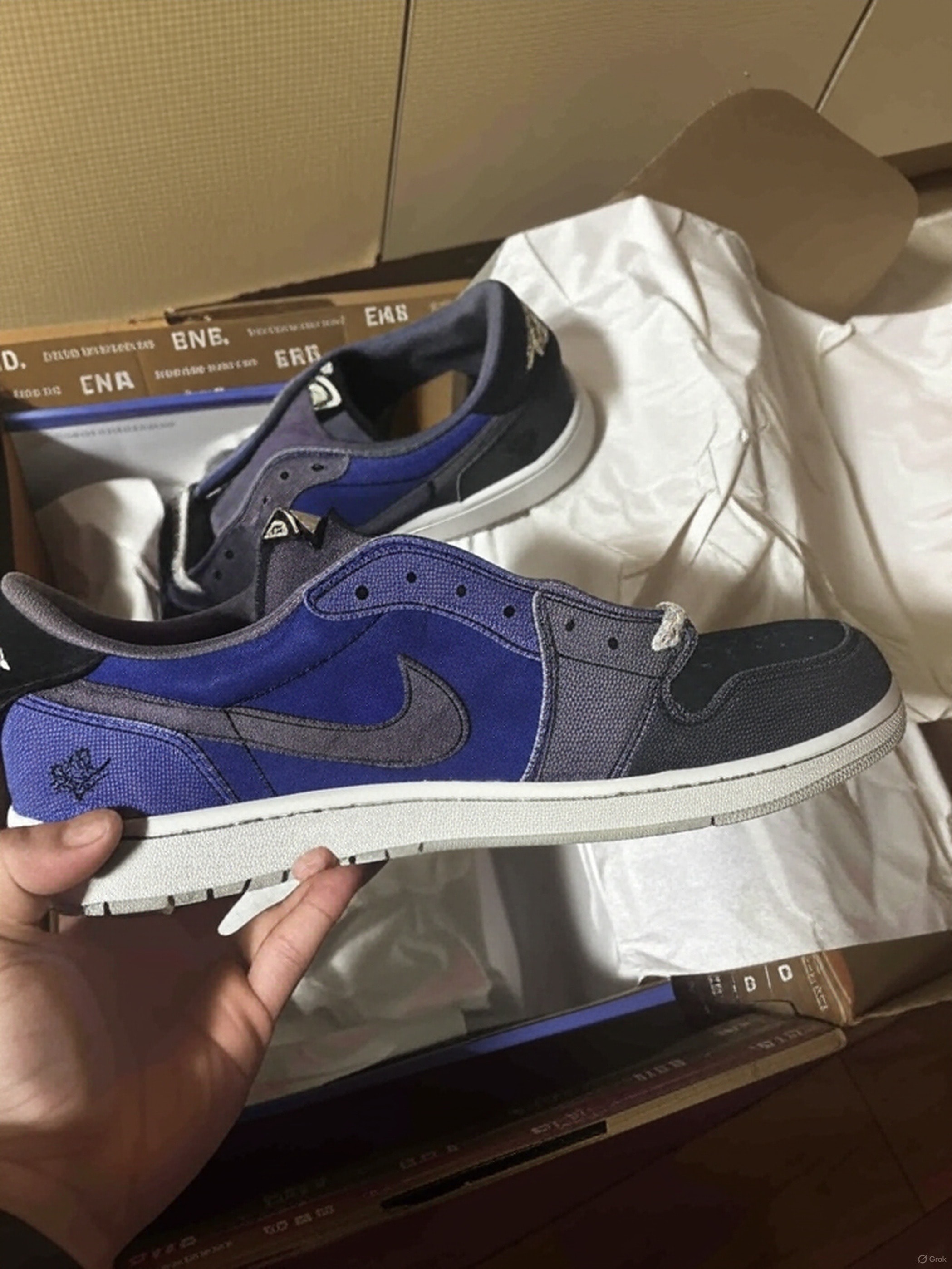 ザイオン・ウィリアムソン × ナイキ エアジョーダン1 ロー OG "ブードゥーオルタネート"