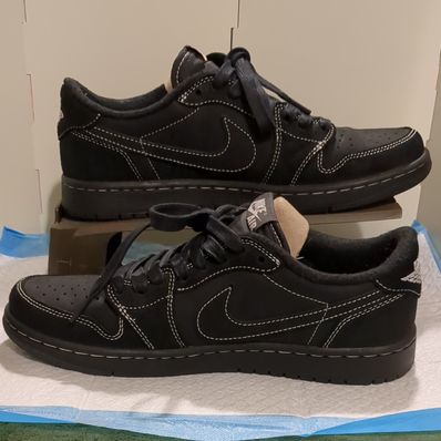 Travis Scott × Nike Air Jordan 1 Low OG SP "Black Phantom"