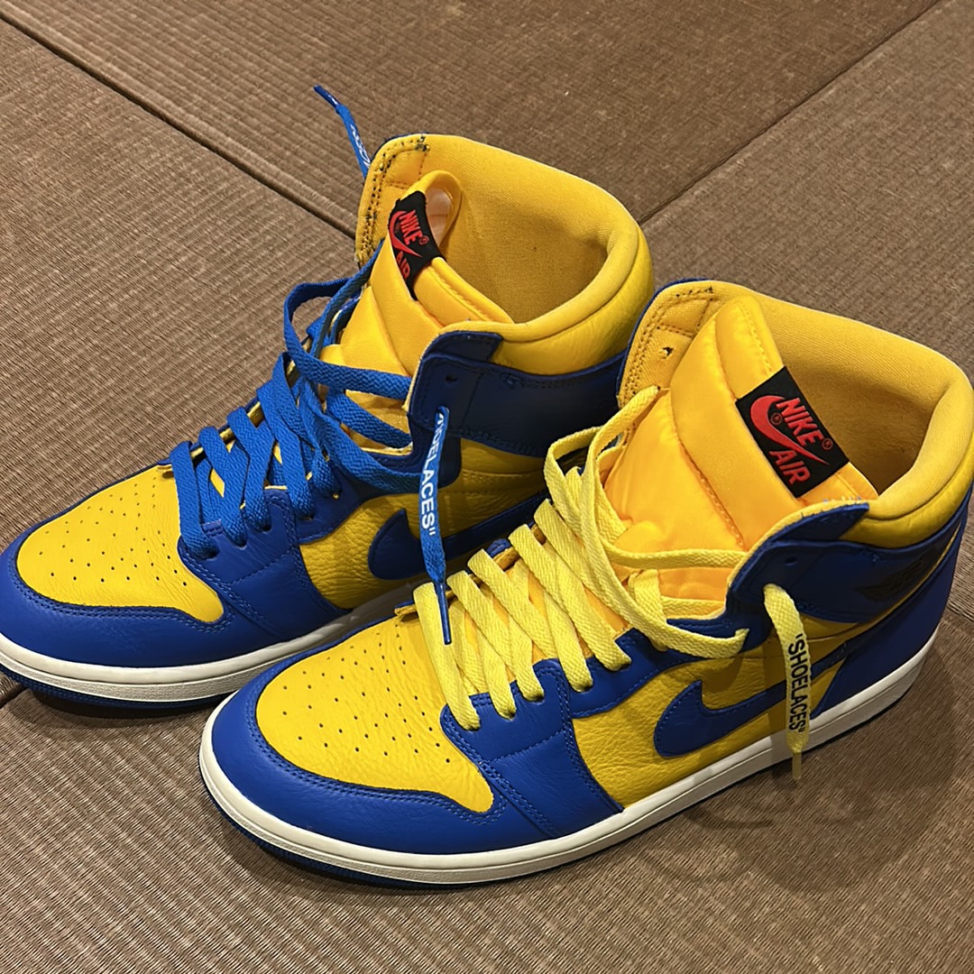Nike Women's Air Jordan 1 High OG "Game Royal and Varsity Maize"