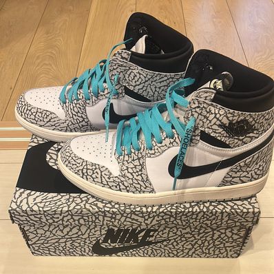 Nike Air Jordan 1 High OG "White Cement/Safari"