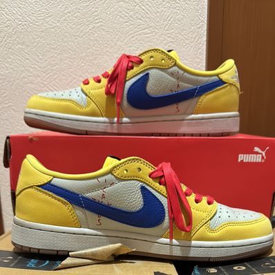 Travis Scott × Nike Women's Air Jordan 1 Retro Low OG "Canary"